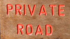 private road